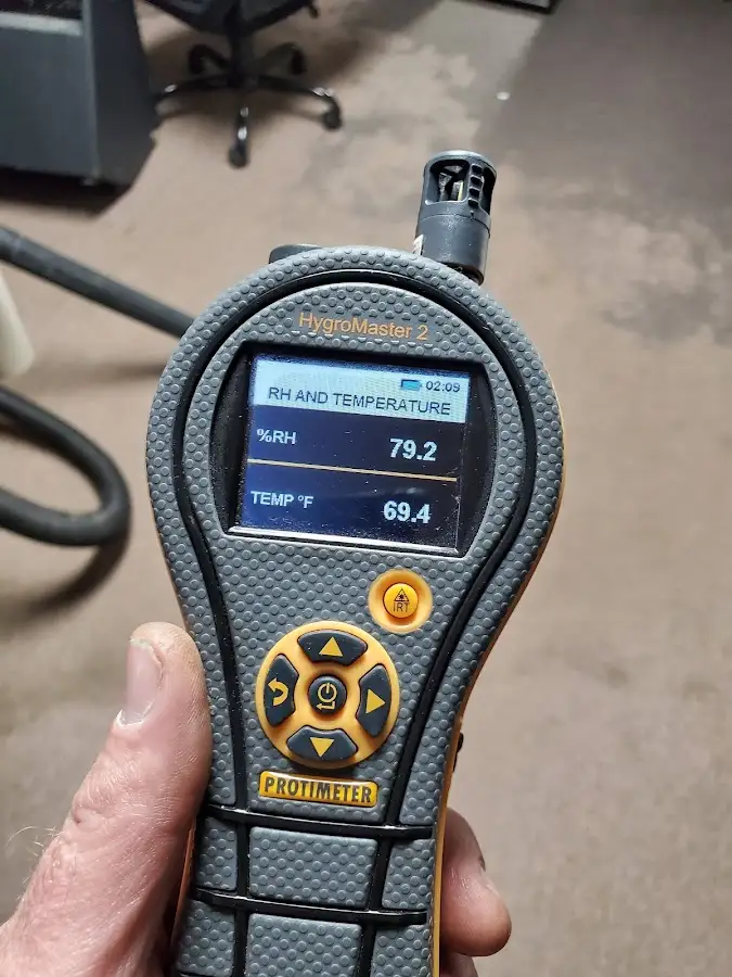 Moisture meter humidity assessment for Fire & Smoke Damage Restoration in Spanish Springs